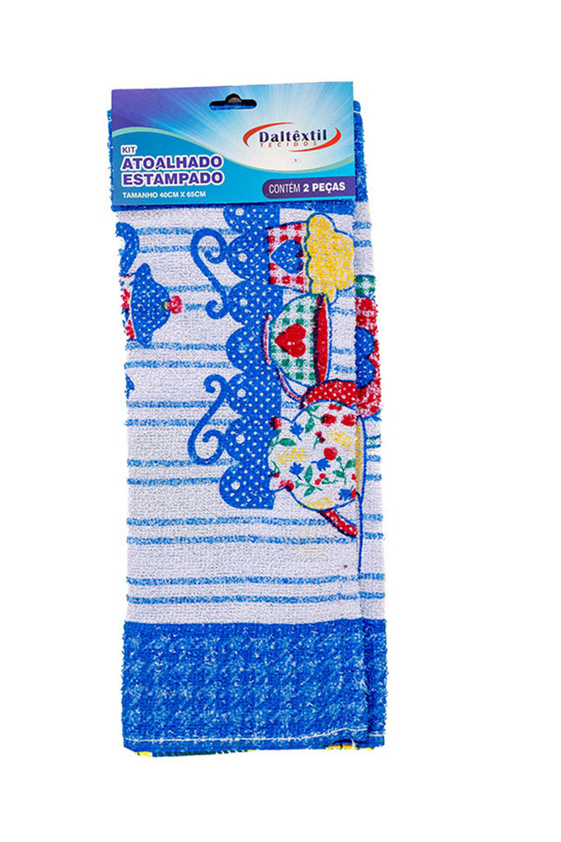 Kit Atoalhado Estampas Sortidas - Daltêxtil Tecidos